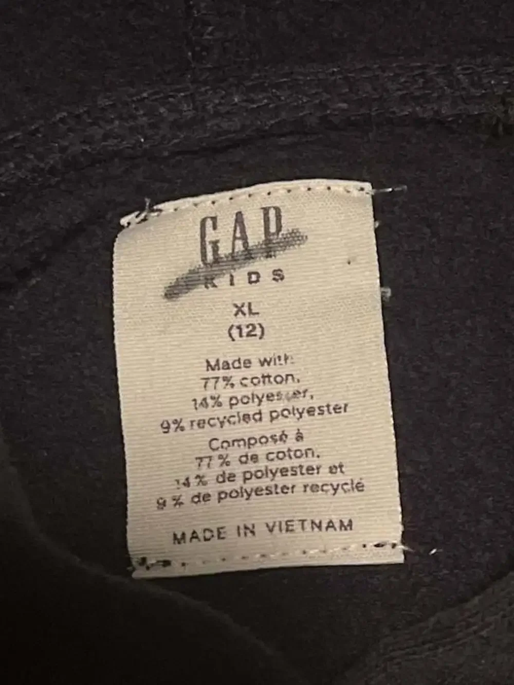 Gap Kids Logo Hoodie Navy XL (12)